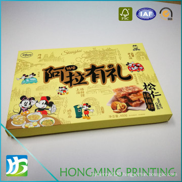 Luxury 2 Peice Food Paper Box Plastic Insert